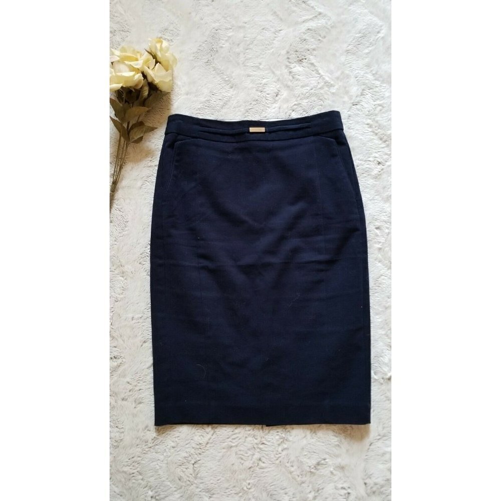 European Orsay Cotton Blend Navy Blue The Business